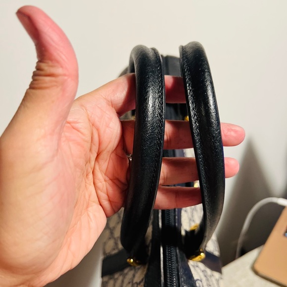 Gucci Canvas Boston Black/Navy Blue ❌SOLD - Picture 11 of 14